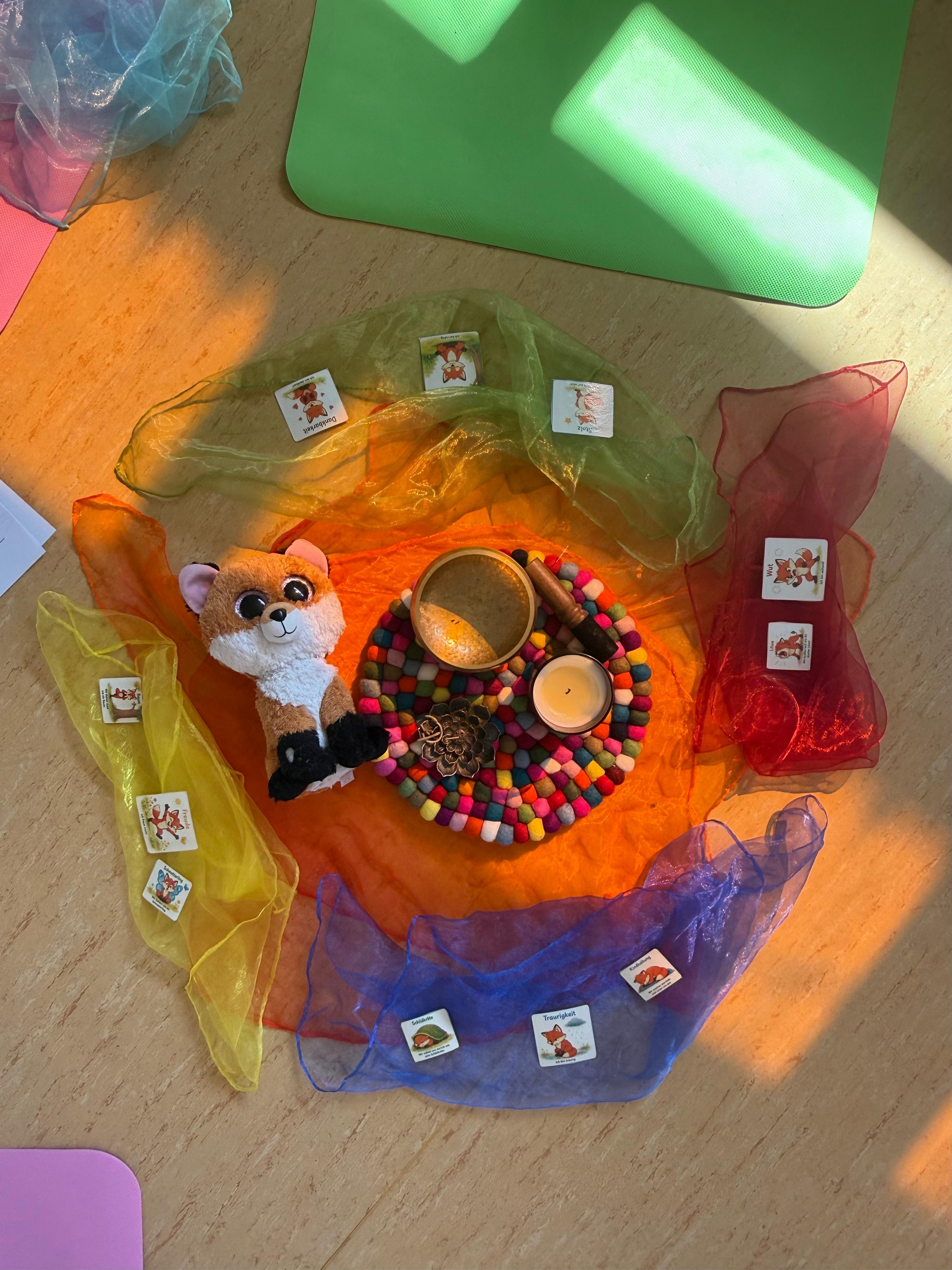 Kreismitte beim Lumifox Kinderyoga